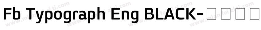 Fb Typograph Eng BLACK字体转换